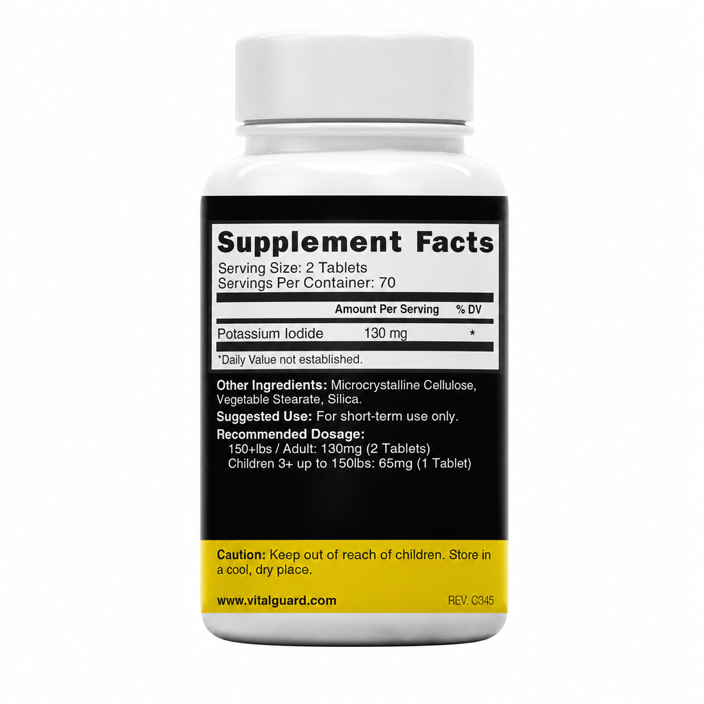 VitalGuard Potassium Iodide 130mg