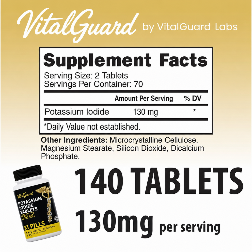 VitalGuard Potassium Iodide 130mg